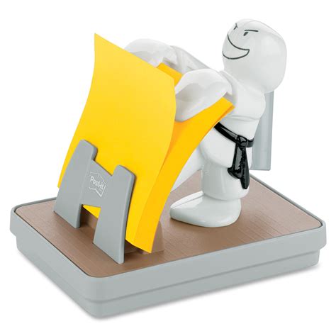 Pack includes dispenser and a 45-sheet pad of pop-up notes. . Cute post it note dispenser